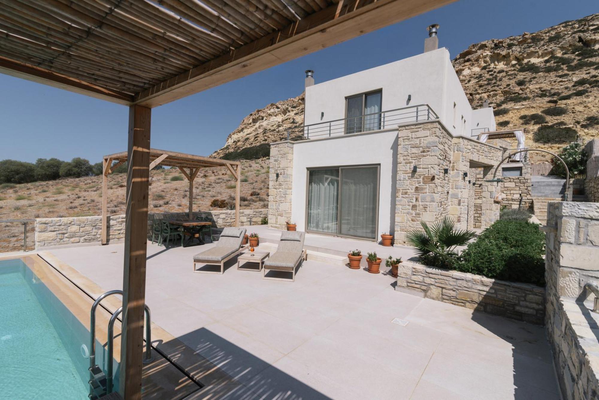 Luxury Villas Ammos In Style マタラ エクステリア 写真