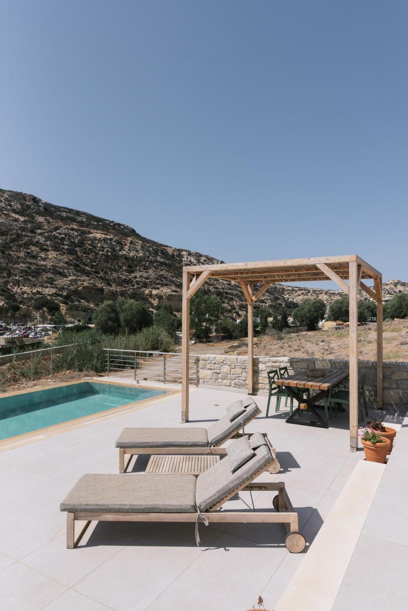 Luxury Villas Ammos In Style マタラ エクステリア 写真